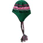 Kinder eskimo muts groen roze wit one size, Kinderen en Baby's, Kinderkleding | Mutsen, Sjaals en Handschoenen, Ophalen of Verzenden