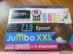 Epson 8 nouvelles cartouches JUMBO XXL +4 cartouches usagées, Enlèvement ou Envoi, Neuf