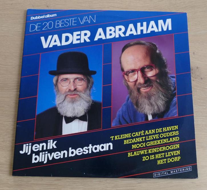 2LP De 20 Beste van Vader Abraham, Cd's en Dvd's, Vinyl | Nederlandstalig, Gebruikt, Levenslied of Smartlap, 12 inch, Ophalen of Verzenden