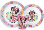 Minnie Mouse Kinderservies met Beker - Magnetron, Kinderen en Baby's, Ophalen of Verzenden, Nieuw