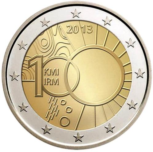 2 euro Belgie 2013 - 100 jaar KMI (UNC), Postzegels en Munten, Munten | Europa | Euromunten, Losse munt, 2 euro, België, Ophalen of Verzenden
