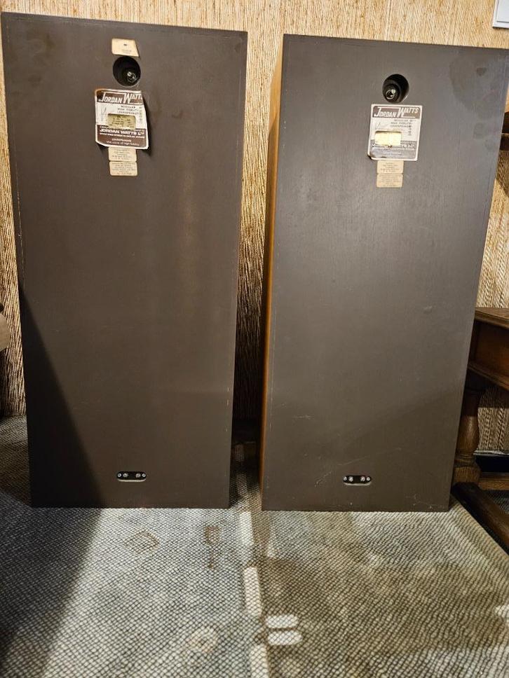 2x paar Jordan Watts Jodrell speakers, Audio, Tv en Foto, Luidsprekerboxen, Zo goed als nieuw, Front, Rear of Stereo speakers