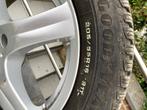 4 winterbanden 205/55R16-91T en aluminium velgen;, Auto-onderdelen, Banden en Velgen, Ophalen, Gebruikt, Band(en), Personenwagen
