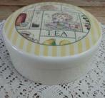 Italiaans deksel doosje + 6 sfeervolle melamine onderzetters, Antiek en Kunst, Ophalen of Verzenden