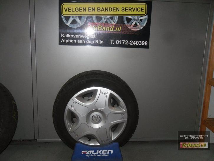 Stalen velgen met winterbanden Toyota Aygo, Auto-onderdelen, Banden en Velgen, Banden en Velgen, Winterbanden, 14 inch, Personenwagen
