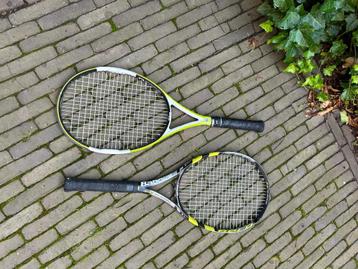 Tennis racketten Babolat Aero Strike en Wilson n Pro team