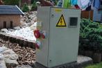 Werfkast  met stopcontact 63A,  3 x 400 + N met schema ., Doe-het-zelf en Bouw, Ophalen, Gebruikt, Stopcontact