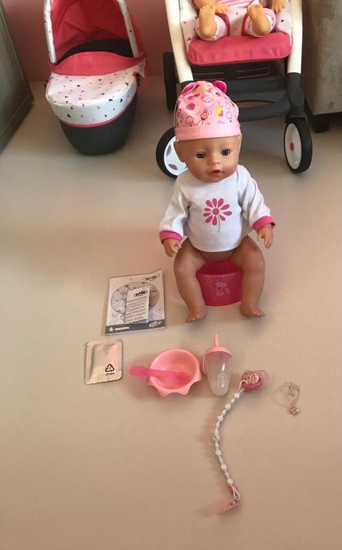 BABY born interactieve pop Soft touch Meisje roze - 43 cm In, Enfants & Bébés, Jouets | Poupées, Neuf, Baby Pop, Enlèvement ou Envoi