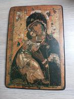 Icon Maria Russisch, Antiek en Kunst, Antiek | Religieuze voorwerpen, Ophalen of Verzenden