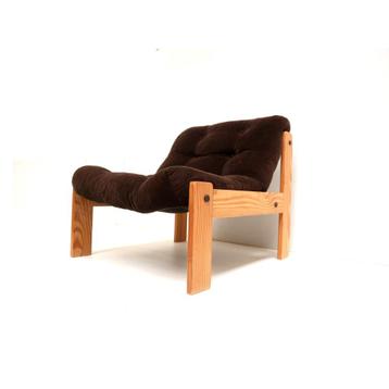 Vintage Brutalist fauteuil jaren '60 '70 chair stoel design beschikbaar voor biedingen