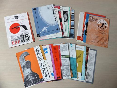 58 Informatieblaadjes 1962 tot 1965 met zegel en stempel, Postzegels en Munten, Postzegels | Europa | België, Ophalen of Verzenden