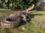 Statue de crocodile, jardin, piscine, étang, salon 125cm, Jardin & Terrasse, Enlèvement, Neuf, Synthétique, Animal