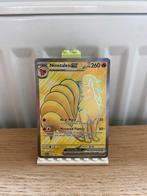 Ninetales ex Full Art 186/165 - Pokemon kaart, Ophalen of Verzenden, Nieuw, Losse kaart, Foil
