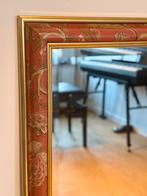 Vintage Deense handgeschilderde spiegel, Huis en Inrichting, Woonaccessoires | Spiegels, Ophalen, Zo goed als nieuw