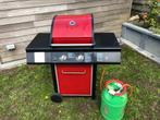 Gasbarbecue met gasfles, Tuin en Terras, Gasbarbecues, Ophalen, Zo goed als nieuw