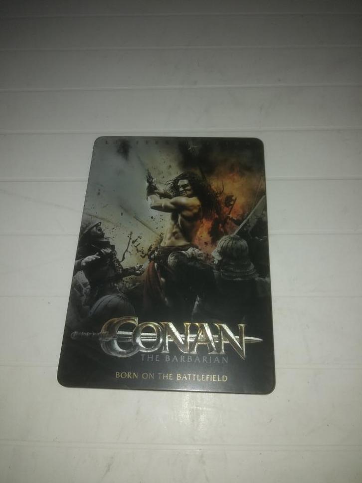 Conan the Barbarian, Born on the Battlefield Ltd ed, Cd's en Dvd's, Dvd's | Actie, Zo goed als nieuw, Actiethriller, Vanaf 12 jaar