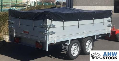 plateau Aanhangwagen - 2ton, Auto diversen, Aanhangers en Bagagewagens, Zo goed als nieuw, Ophalen