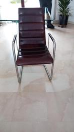 Lederen stoelen 6 stuks, Huis en Inrichting, Stoelen, Ophalen