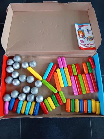 Grote hoeveelheid (63 stuks) SMARTMAX magnetisch speelgoed beschikbaar voor biedingen