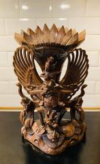 Groot houten GARUDA beeld, Ophalen of Verzenden, Zo goed als nieuw