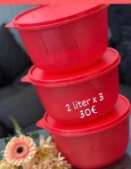 Ensemble de bols spatiaux Tupperware de 2 litres, Maison & Meubles, Cuisine| Tupperware, Enlèvement ou Envoi, Neuf