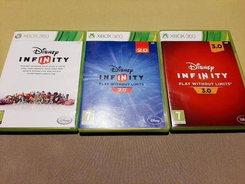 Xbox 360 Disney Infinity 1.0,2.0, 3.0 + platform + 4 figuren, Games en Spelcomputers, Games | Xbox 360, Zo goed als nieuw, Platform
