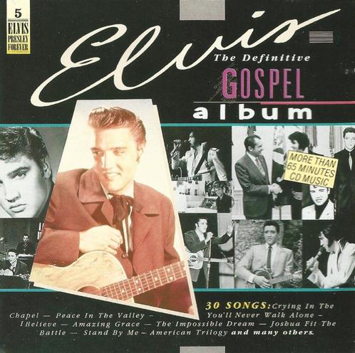 CD * ELVIS PRESLEY - THE DEFINITIVE GOSPEL  ALBUM, CD & DVD, CD | Religion & Gospel, Comme neuf, Gospel, Enlèvement ou Envoi