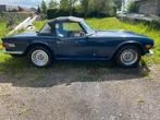 triumph tr6, Auto's, 2500 cc, Cabriolet, Blauw, Triumph