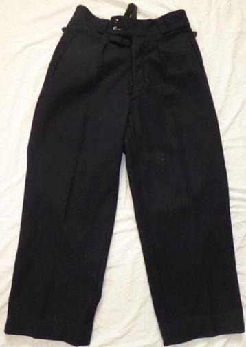 Pantalon en laine bleu U-Boot Kriegsmarine de la marine alle, Envoi, Marine