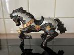 Cheval noir avec armure argentée Medieval Knights - Chap Mei, Kinderen en Baby's, Ophalen of Verzenden, Gebruikt