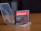 Carte flash SanDisk Extreme Compact 8 Go, TV, Hi-fi & Vidéo, Photo | Cartes mémoire, Comme neuf, Compact Flash (CF), SanDisk, Appareil photo