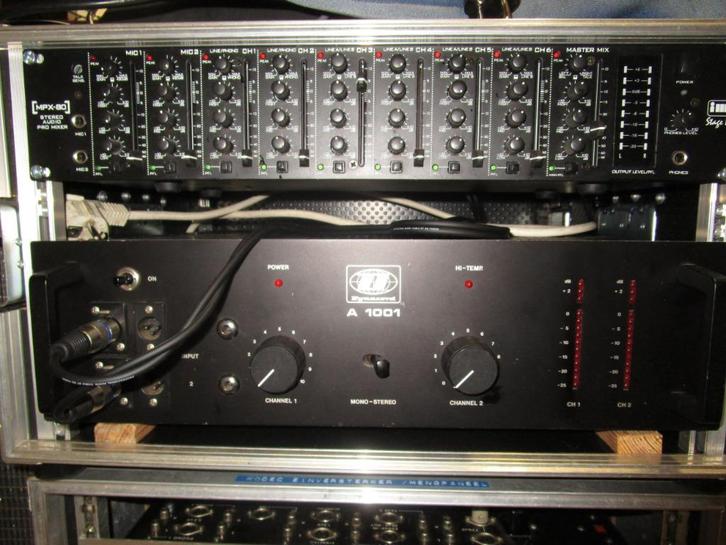 geluidsversterking dynacord, Audio, Tv en Foto, Versterkers en Ontvangers, Gebruikt, Stereo, 120 watt of meer, Overige merken