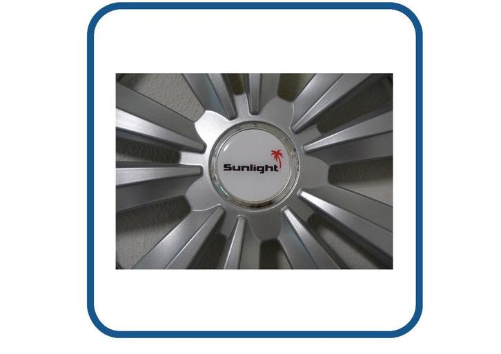 Sunlight doming naafstickers caravan en camper 3D, Epoxy, Verzamelen, Stickers, Nieuw, Overige typen, Verzenden