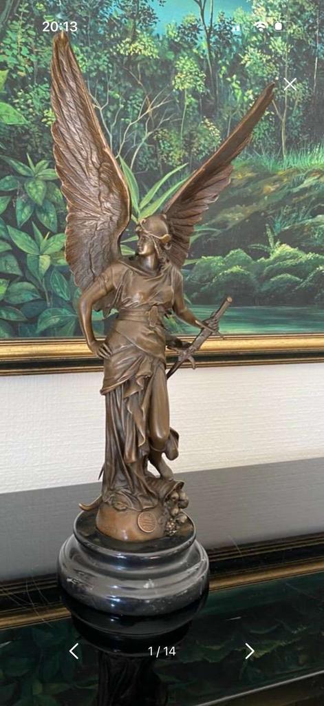 — Bronzen sculptuur van Jules Félix Coutan, Antiek en Kunst, Antiek | Brons en Koper, Brons, Ophalen