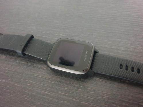 GARMIN Venu sq - music - Black / zeer goede staat!, Handtassen en Accessoires, Smartwatches, Zo goed als nieuw, Zwart, GPS, Hartslag