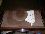 oude pickup philips in houten lade, Audio, Tv en Foto, Platenspelers, Ophalen, Gebruikt, Platenspeler, Philips