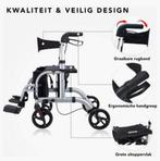 Rolstoel /rollator /duo deluxe/als nieuw, Diversen, Ophalen of Verzenden, Inklapbaar, Zo goed als nieuw
