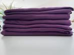 Fleece dekens paars per stuk (2,5€) of samen 10€, Ophalen, Gebruikt