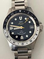 Yema Navygraf Marine nationale GMT horloge, Handtassen en Accessoires, Horloges | Heren, Staal, Staal, Polshorloge, Nieuw
