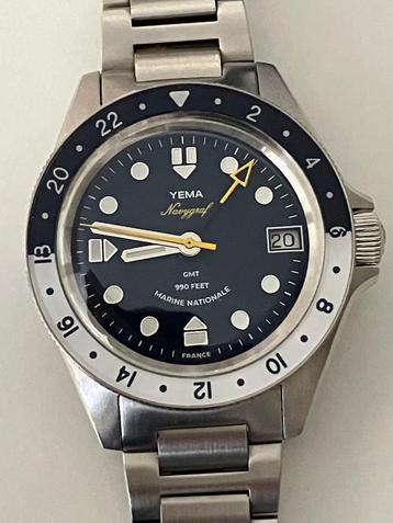 Yema Navygraf Marine nationale GMT horloge beschikbaar voor biedingen