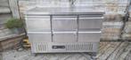 Frigo inox table 6 tiroirs 4c tout inox, Ophalen, Zo goed als nieuw, 60 cm of meer