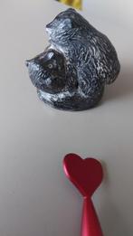 Speksteen beeldje . Canadees door wolf originals. En decorat, Enlèvement
