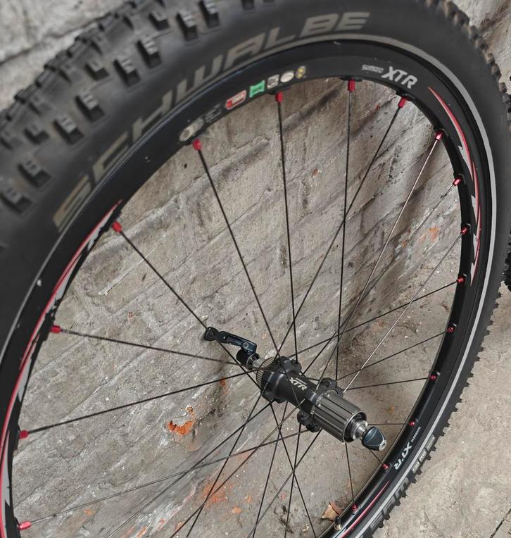 Prachtige XTR wielset WH-M975 zeer goede staat, Fietsen en Brommers, Fietsonderdelen, Zo goed als nieuw, Mountainbike, Wiel, Ophalen