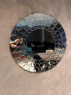 Miroir rond en verre, Maison & Meubles, Comme neuf, Rond, 100 à 150 cm