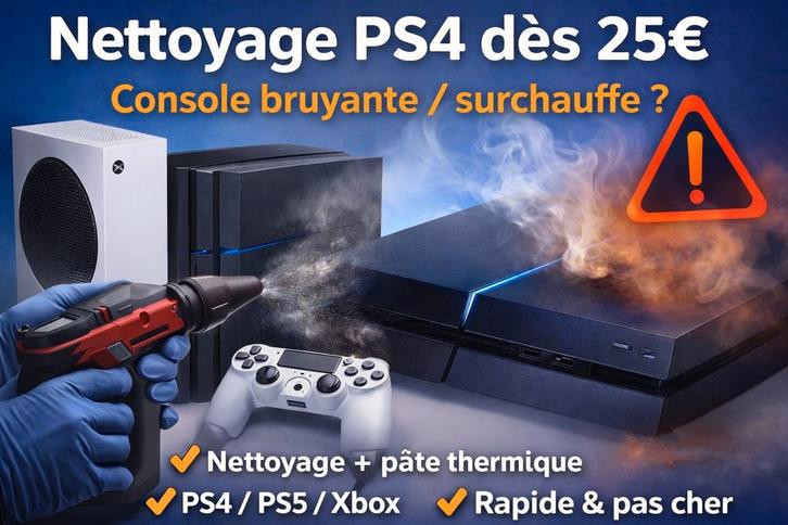 Nettoyage Console Pas Cher – PS4 / Xbox / Wii / PS3, Games en Spelcomputers, Spelcomputers | Overige