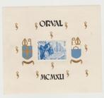 België 1941 Blokken Abdij van Orval plakker, Verzenden, 1 plakker, Postfris, Overig