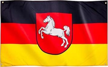  Nedersaksen vlag | 91 x 152 cm | Nieuw beschikbaar voor biedingen
