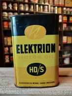 Oud olieblik Elektrion Belgische, Verzamelen, Ophalen