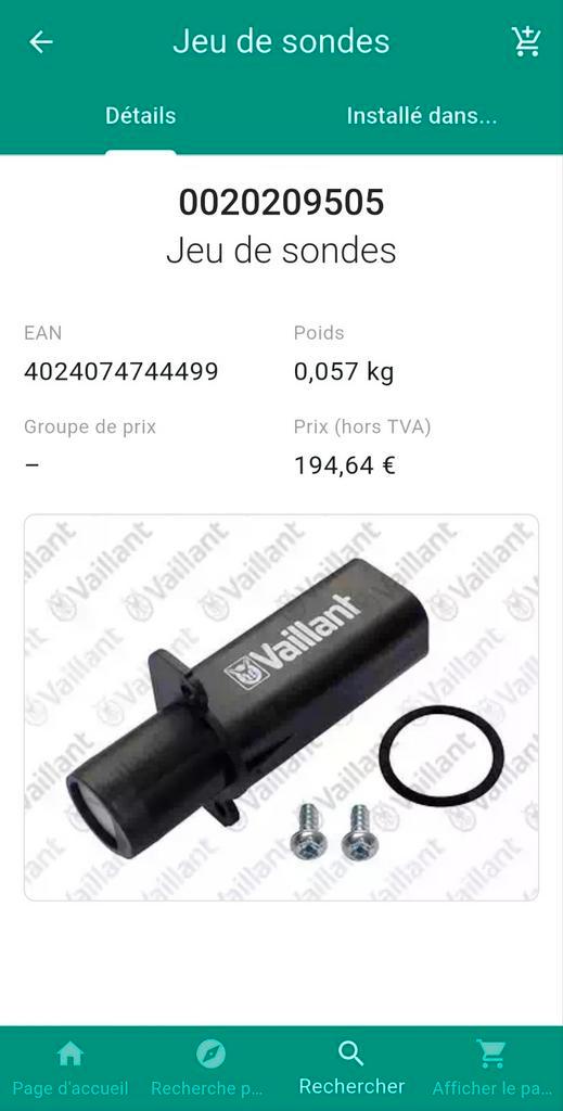 Jeu de Sondes CO Vaillant (100% neuve), Collections, Collections Autre, Enlèvement ou Envoi