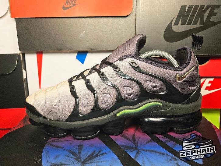 Nike Air VaporMax TN 'Black/Volt' EU43 2017, Kleding | Heren, Schoenen, Gedragen, Sneakers, Zwart, Ophalen of Verzenden